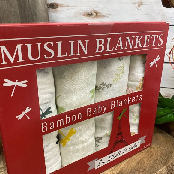 Baby Swaddle Blanket Bamboo Muslin Unisex Boy Girl - Picture 5 of 7